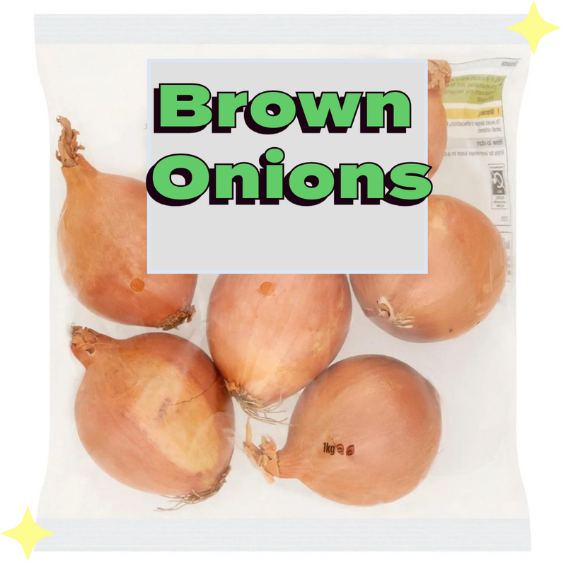 Brown Onions 1Kg