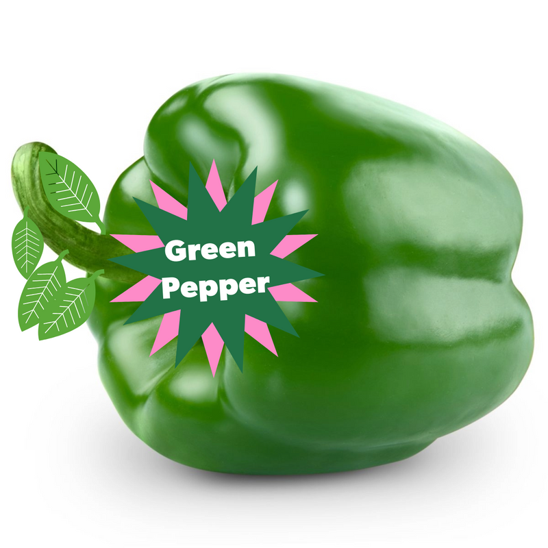 Green Pepper Each (Size may vary)