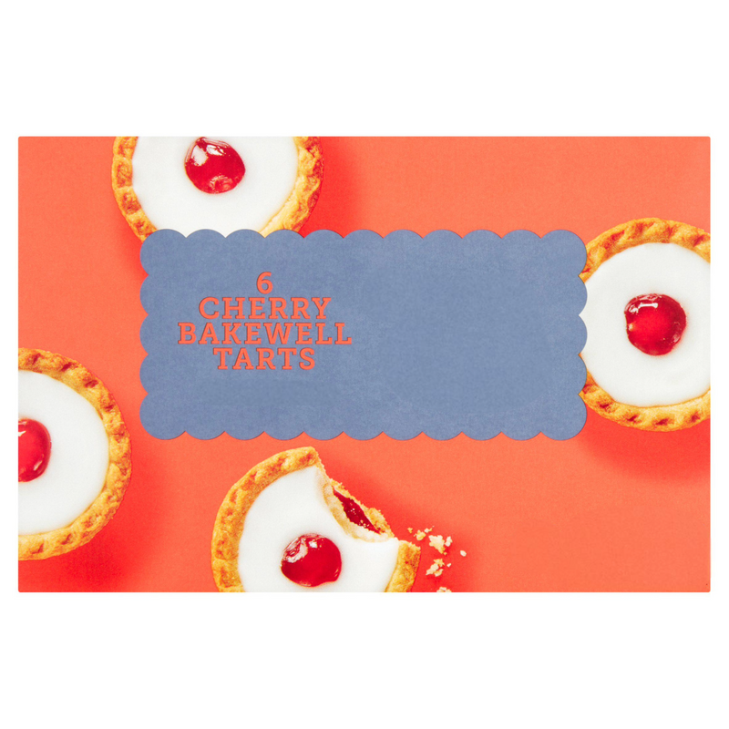 Cherry Bakewells Cakes 6 Pack [Retailer's Own Brand]