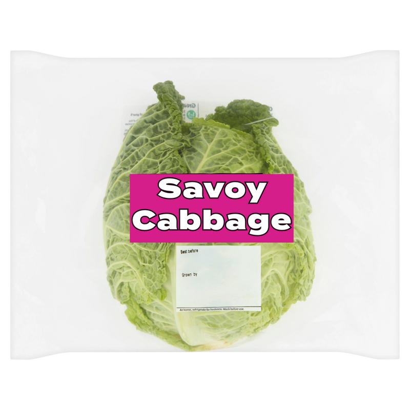 Savoy Cabbage Each ( Size may vary )