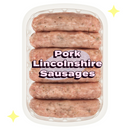 British Lincolnshire 6 Pork Sausages 400g