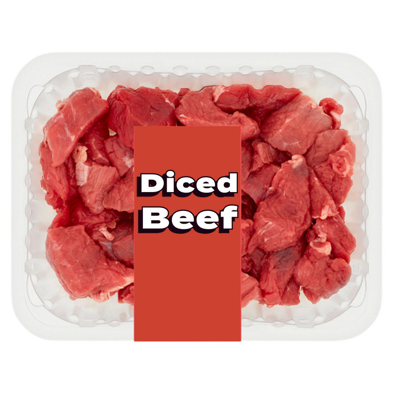 British or Irish Extra Lean Diced Beef 500g