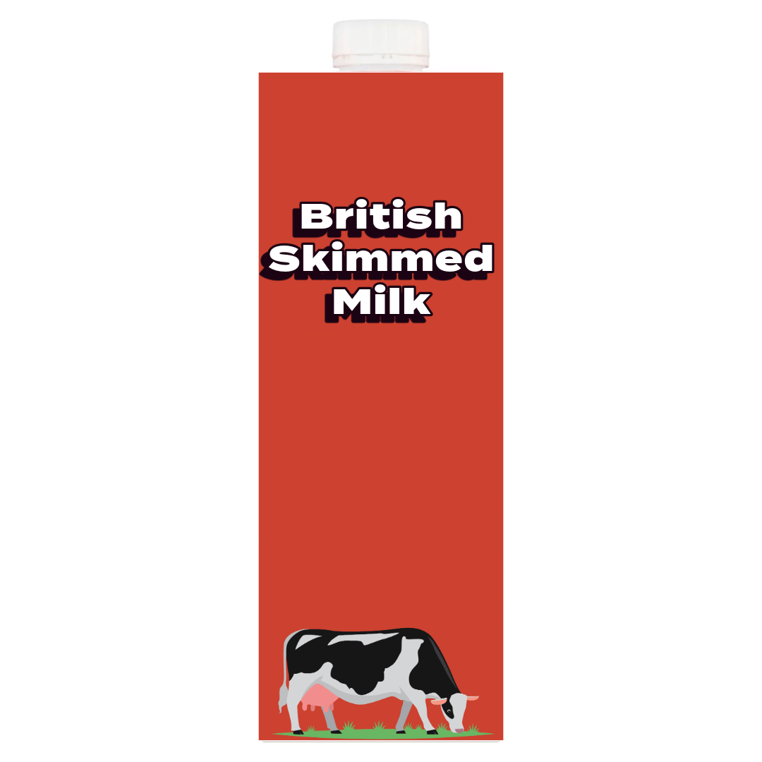 British Skimmed Long Life Milk 1 Litre [Retailer's Own Brand]