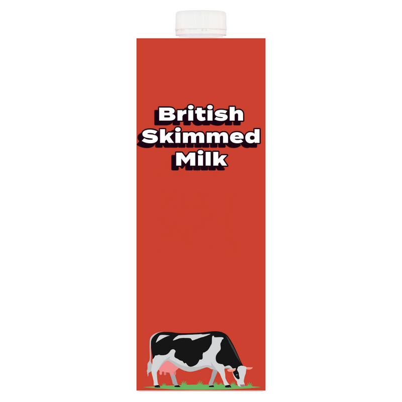 British Skimmed Long Life Milk 1 Litre
