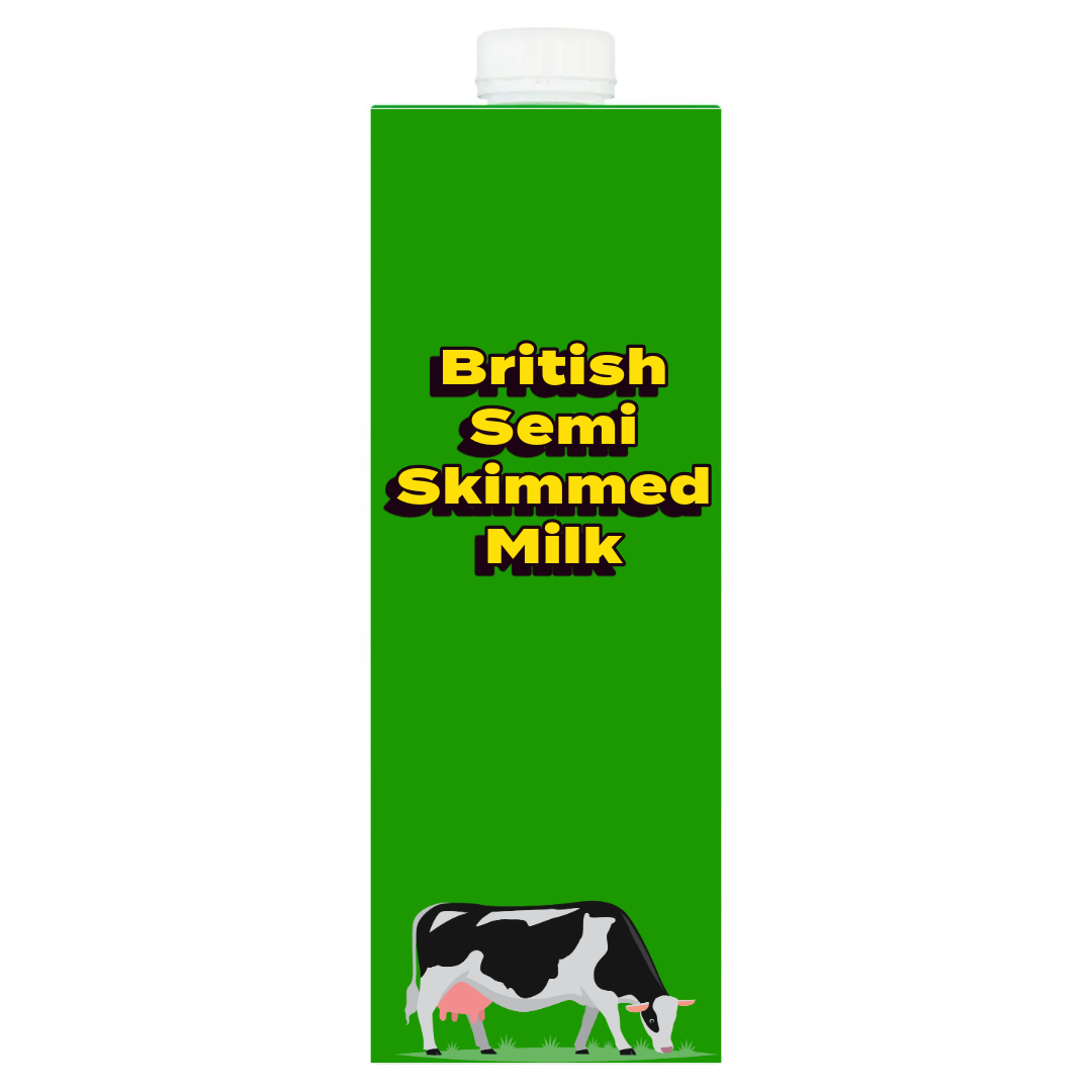 British Semi Skimmed Long Life Milk 1 Litre [Retailer's Own Brand]