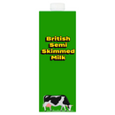 British Semi Skimmed Long Life Milk 1 Litre