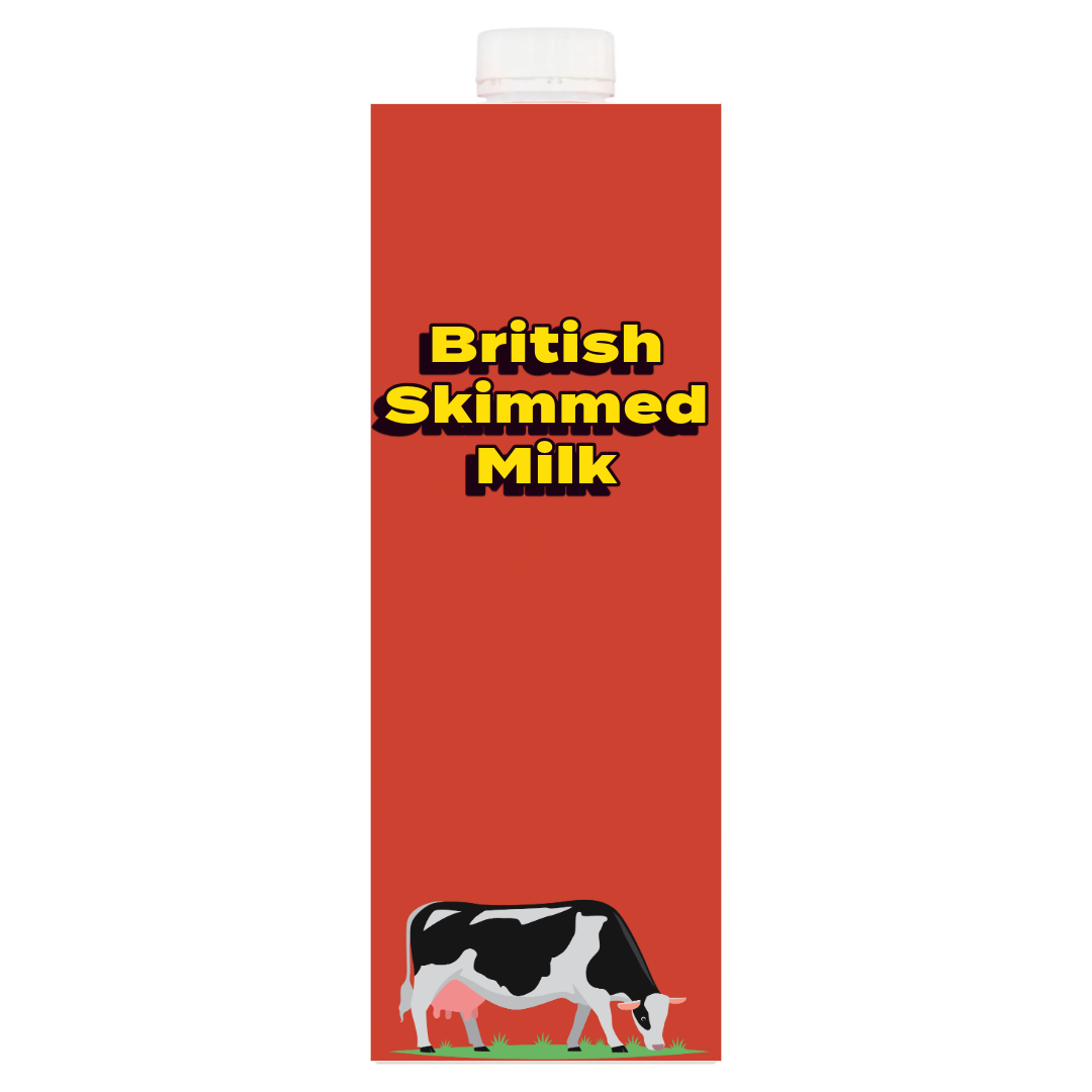 British Skimmed Long Life Milk 1 Litre [Retailer's Own Brand]