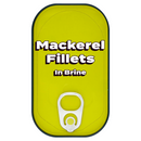 Mackerel Fillets in Brine 125g
