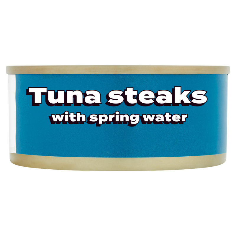 Tuna steak with spring water 120g