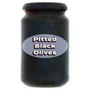 Pitted Black Olives 340g [Retailer's Own Brand]