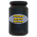 Pitted Black Olives 340g [Retailer's Own Brand]