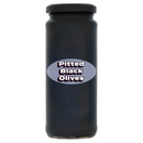 Pitted Black Olives 340g [Retailer's Own Brand]