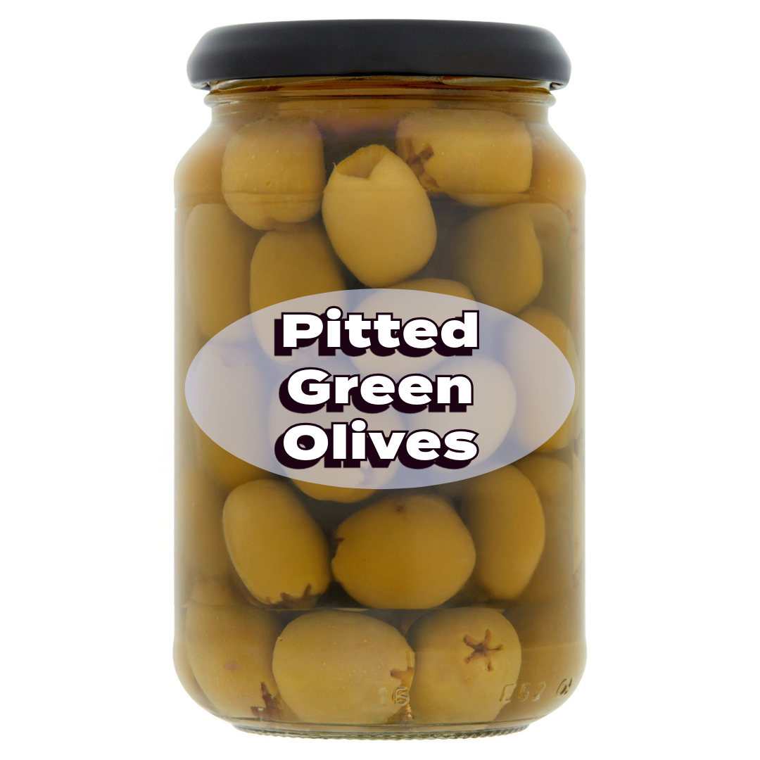 Pitted Green Olives 340g [Retailer's Own Brand]
