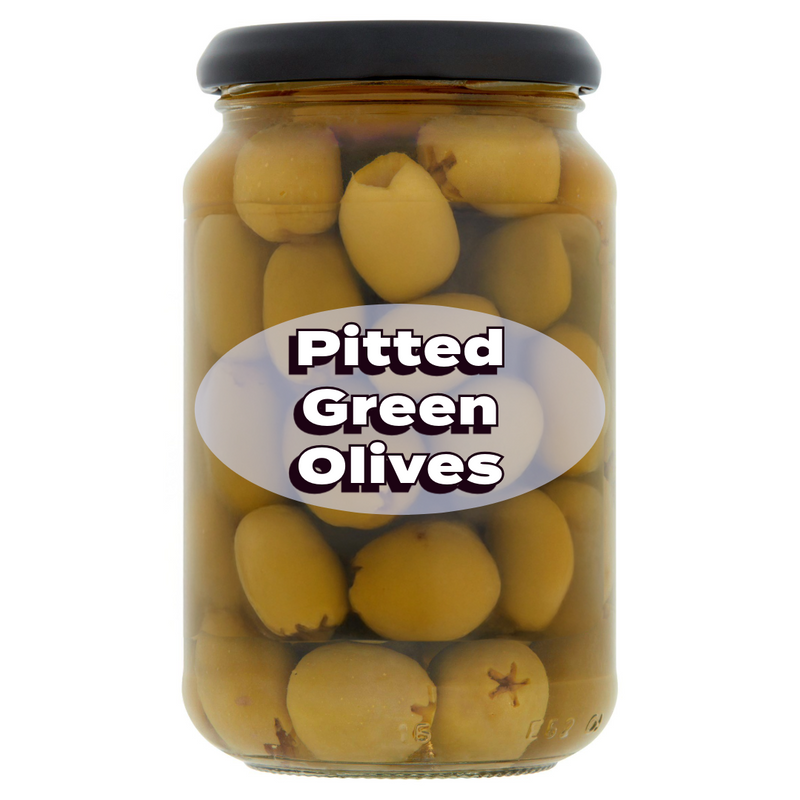 Pitted Green Olives 340g [Retailer's Own Brand]