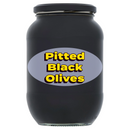 Pitted Black Olives 800g [Retailer's Own Brand]