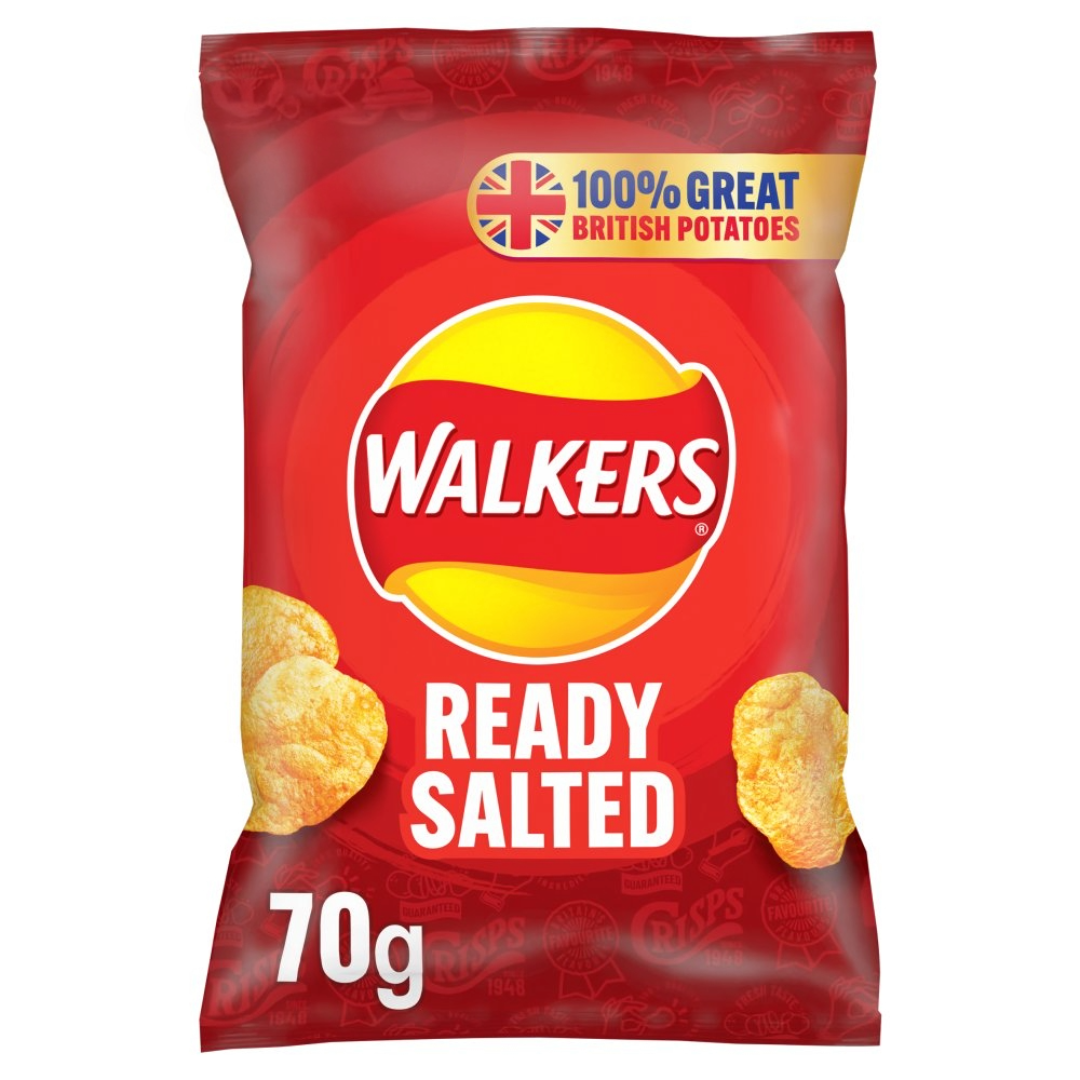 Walkers Ready Salted Crisps 70g