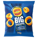 Hula Hoops Big Hoops Salt & Vinegar Crisps 70g