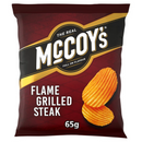 McCoy's Flame Grilled Steak Flavour Ridge Cut Potato Crisps 65g
