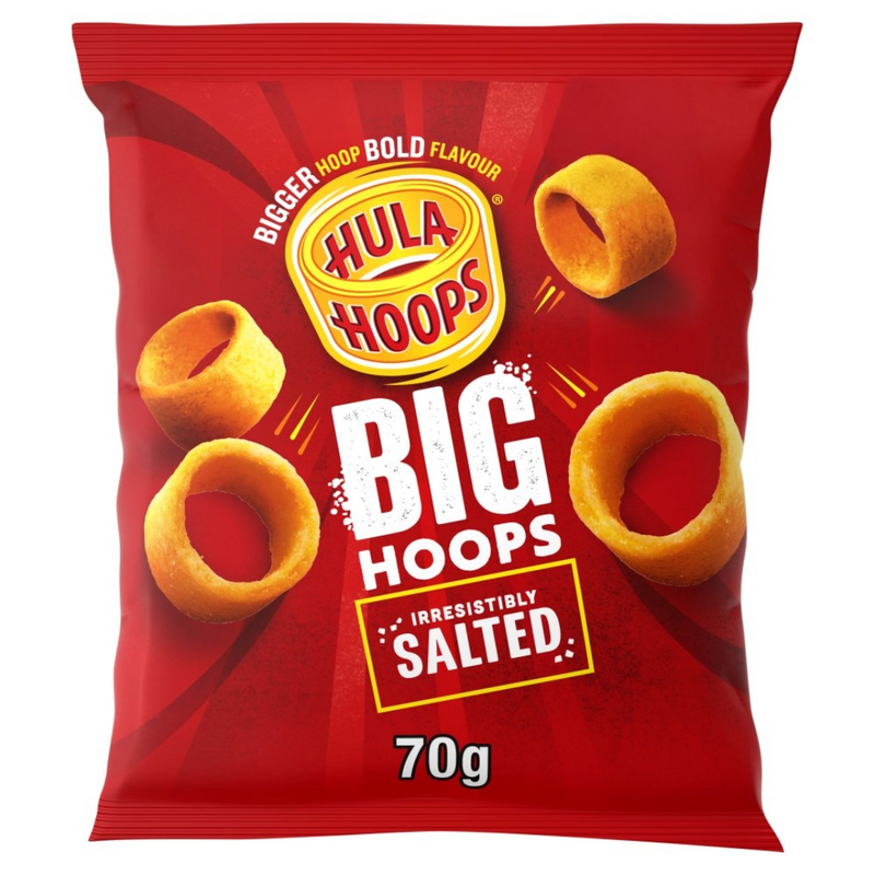 Hula Hoops Big Hoops Salted Potato Rings 70g