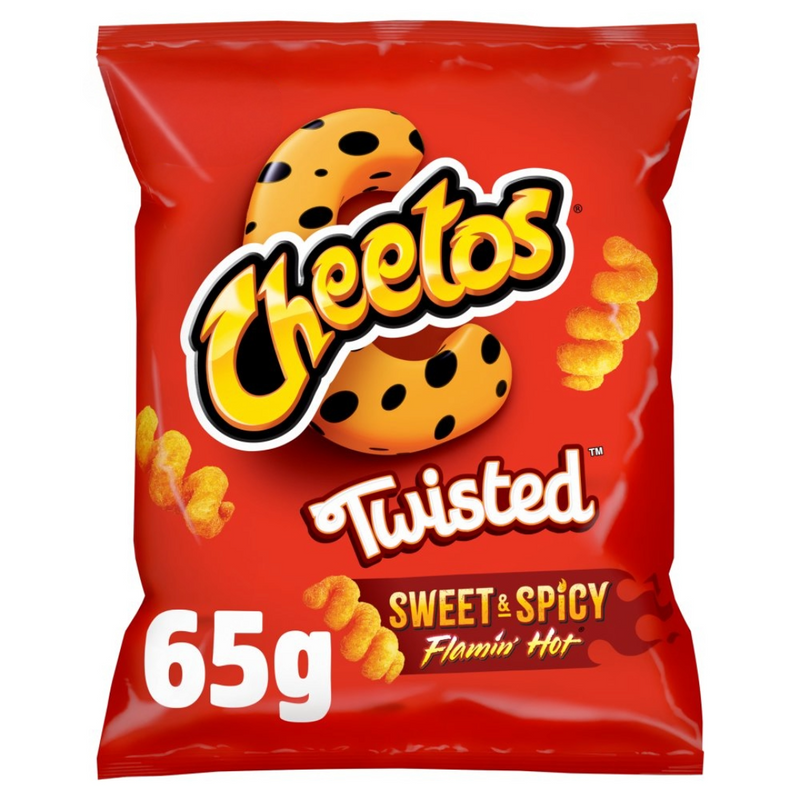 Cheetos Twisted Sweet & Spicy Flamin’ Hot 65g