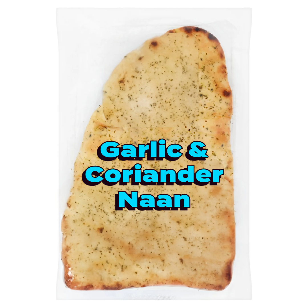Garlic & Coriander Naan x2