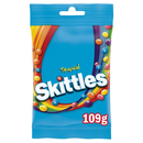Skittles Vegan Chewy Sweets Tropical Fruit Flavoured Treat Bag 109g