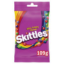 Skittles Vegan Chewy Sweets Wild Berry Fruit Flavoured Treat Bag 109g