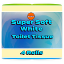 Toilet Tissue Double Rolls (SSC) x4 Rolls [Retailer's Own Brand]