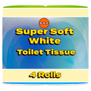 Toilet Tissue Double Rolls (SSC) x4 Rolls [Retailer's Own Brand]
