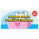 Super Soft Facial Tissues 2x90 Sheets