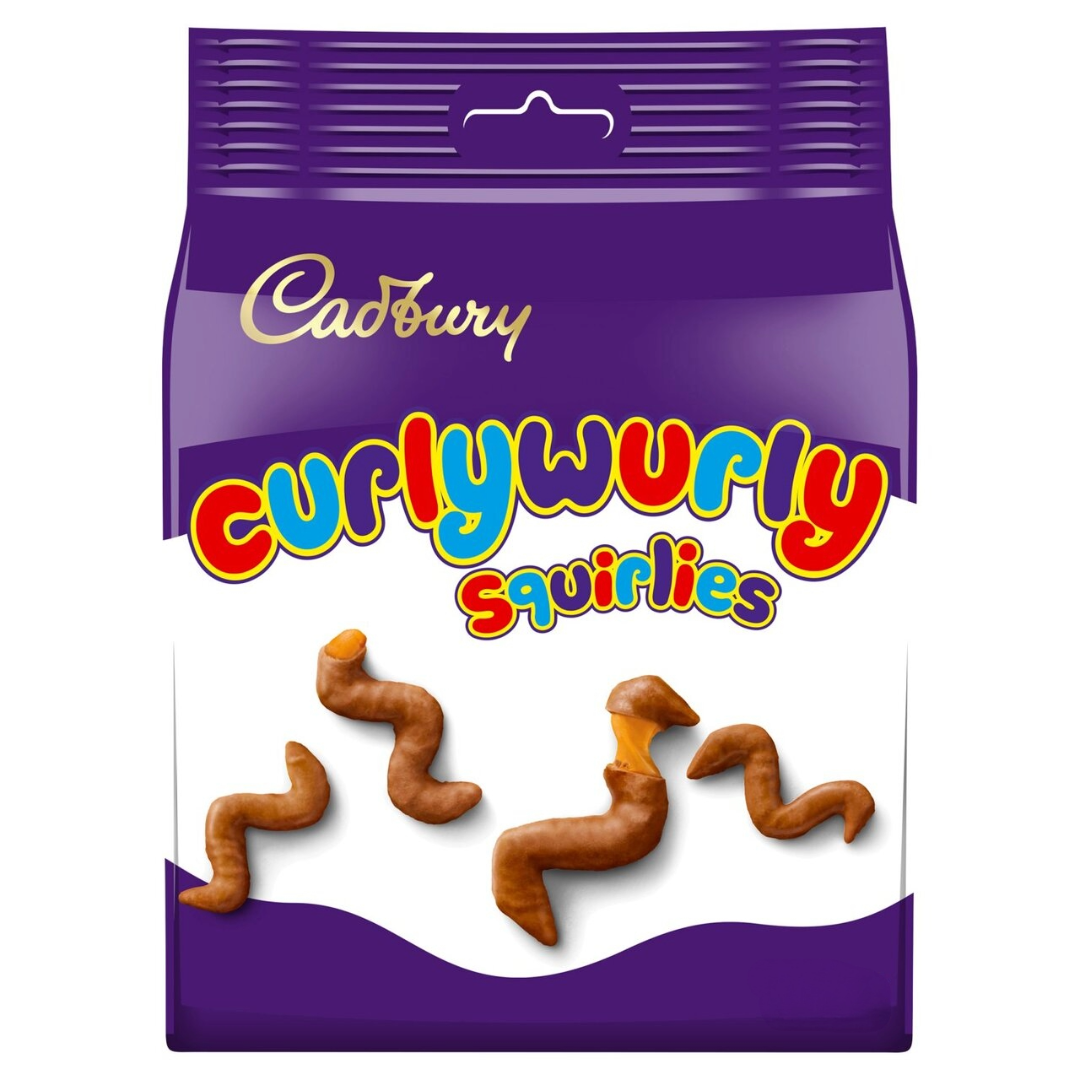 Cadbury Curly Wurly Squirlies Chocolate Bag 85g