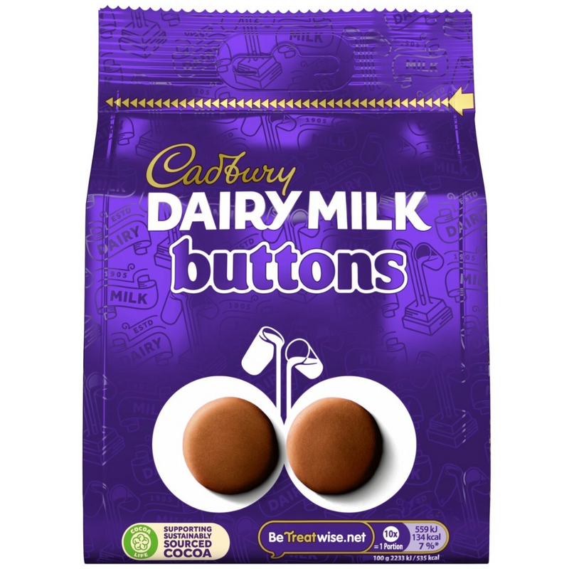 Cadbury Dairy Milk Giant Buttons Chocolate Bag 85g