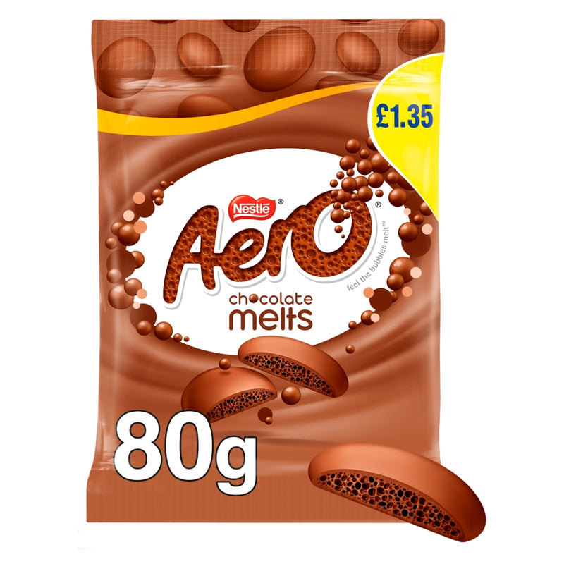 Aero Melts Milk Chocolate Sharing Bag 80g