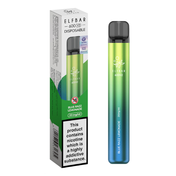 Elf Bar 600V2 Blue Razz Lemonade 20mg
