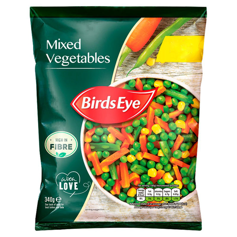 Birds Eye Mixed Vegetables 340g - Moo Local