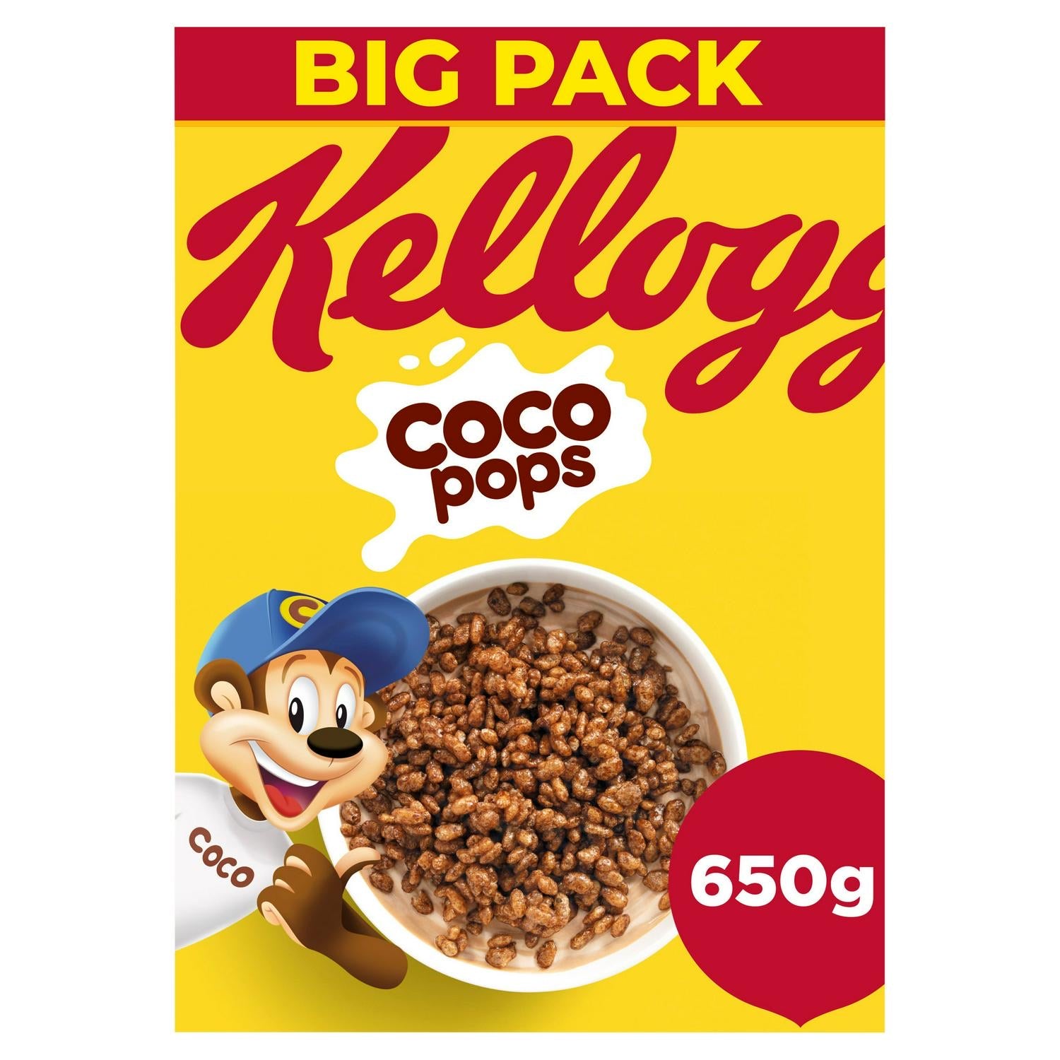 Kellogg's Coco Pops Chocolate Breakfast Cereal 650g - Moo Local