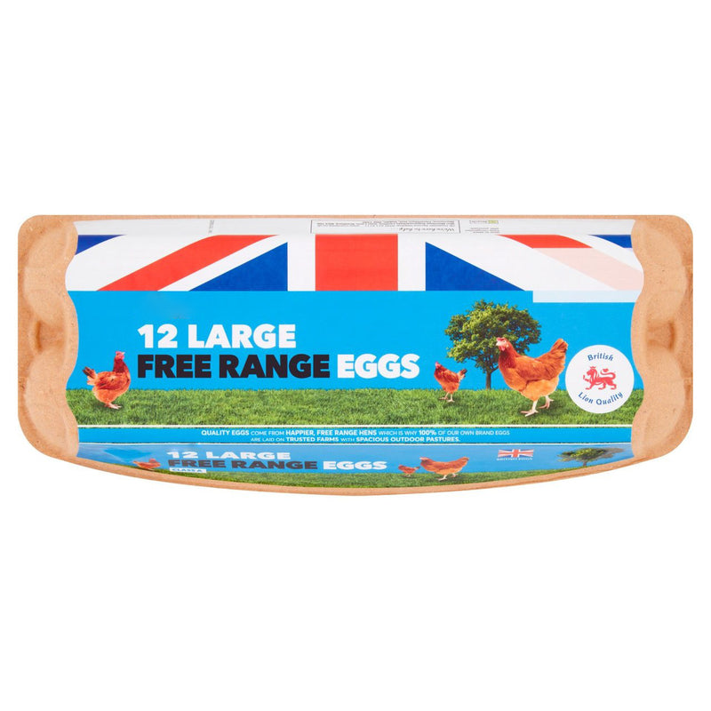 British Large Free Range Eggs x12 - Moo Local