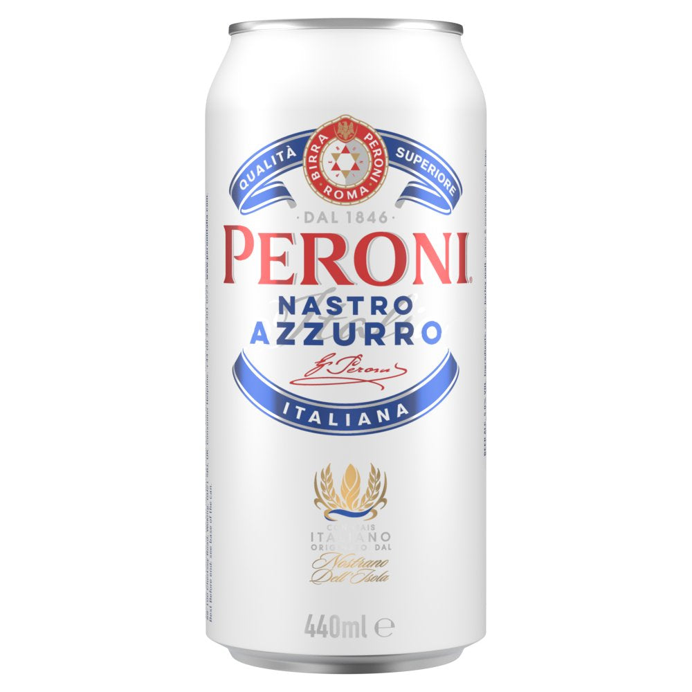 Peroni Nastro Azzurro Cans 4 x 440ml - Moo Local