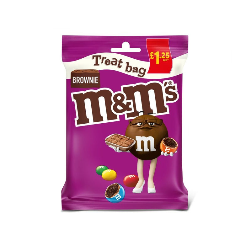 M&M's Brownie Bites Milk Chocolate Treat Bag 70g - Moo Local