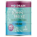 John West Tuna Chunks with a Little Brine 3x100g