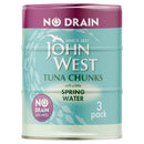 John West Tuna Chunks with a Little Spring Water 3x100g