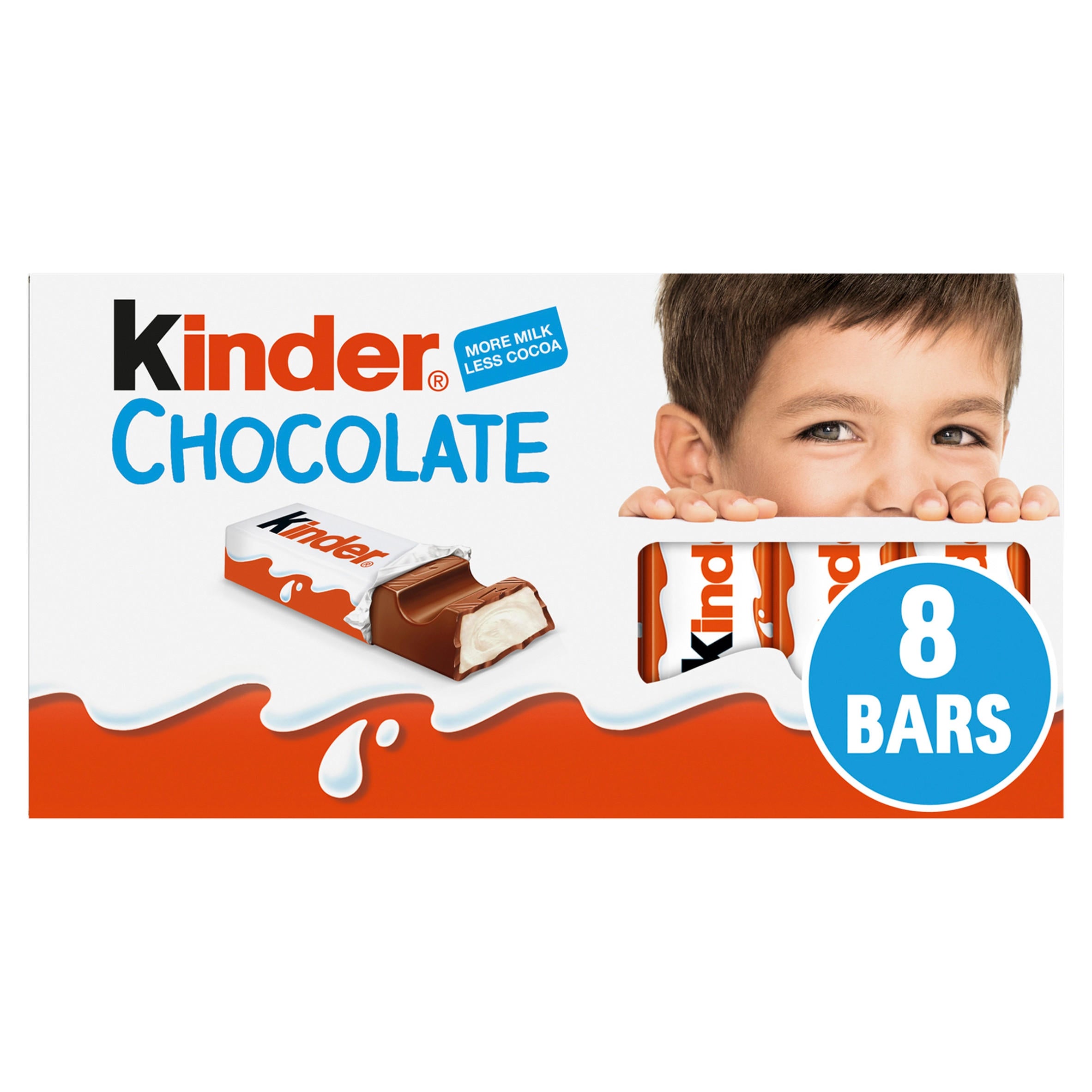 Kinder Chocolate Small Bars Multipack 8 Pack