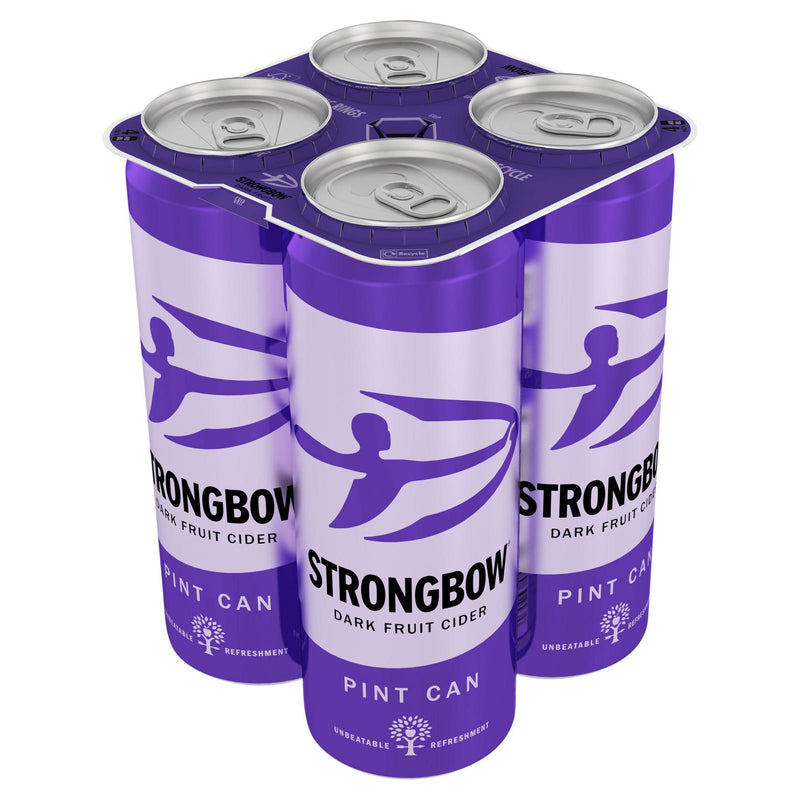 Strongbow Dark Fruit Cider Pint 4 x 568ml - Moo Local