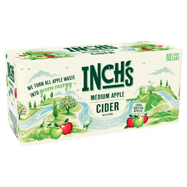 Inch's Medium Apple 10 x 440ml - Moo Local