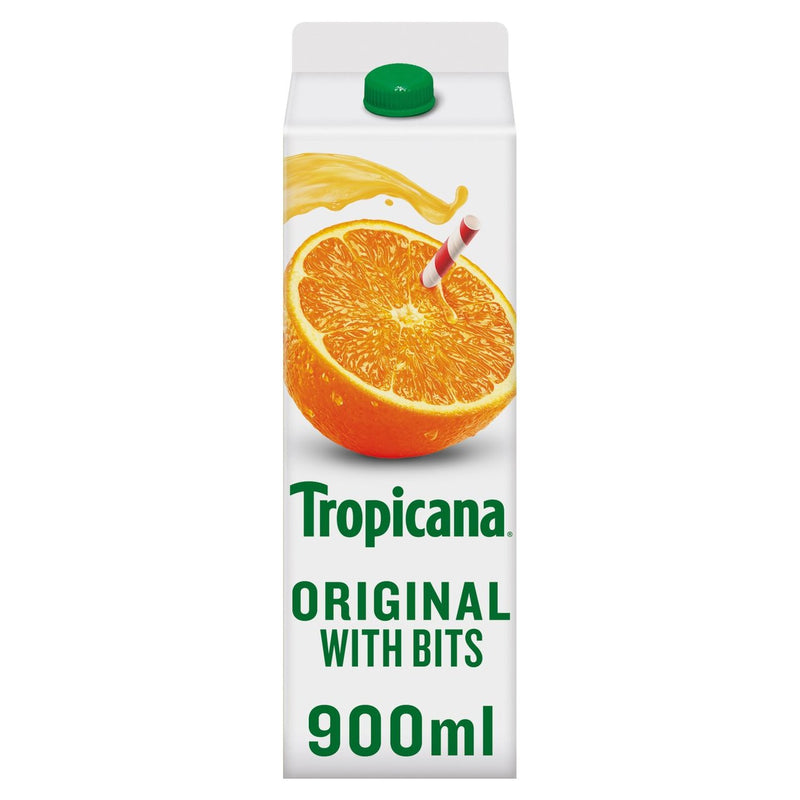 Tropicana Orange Juice with Bits Original 900ml - Moo Local