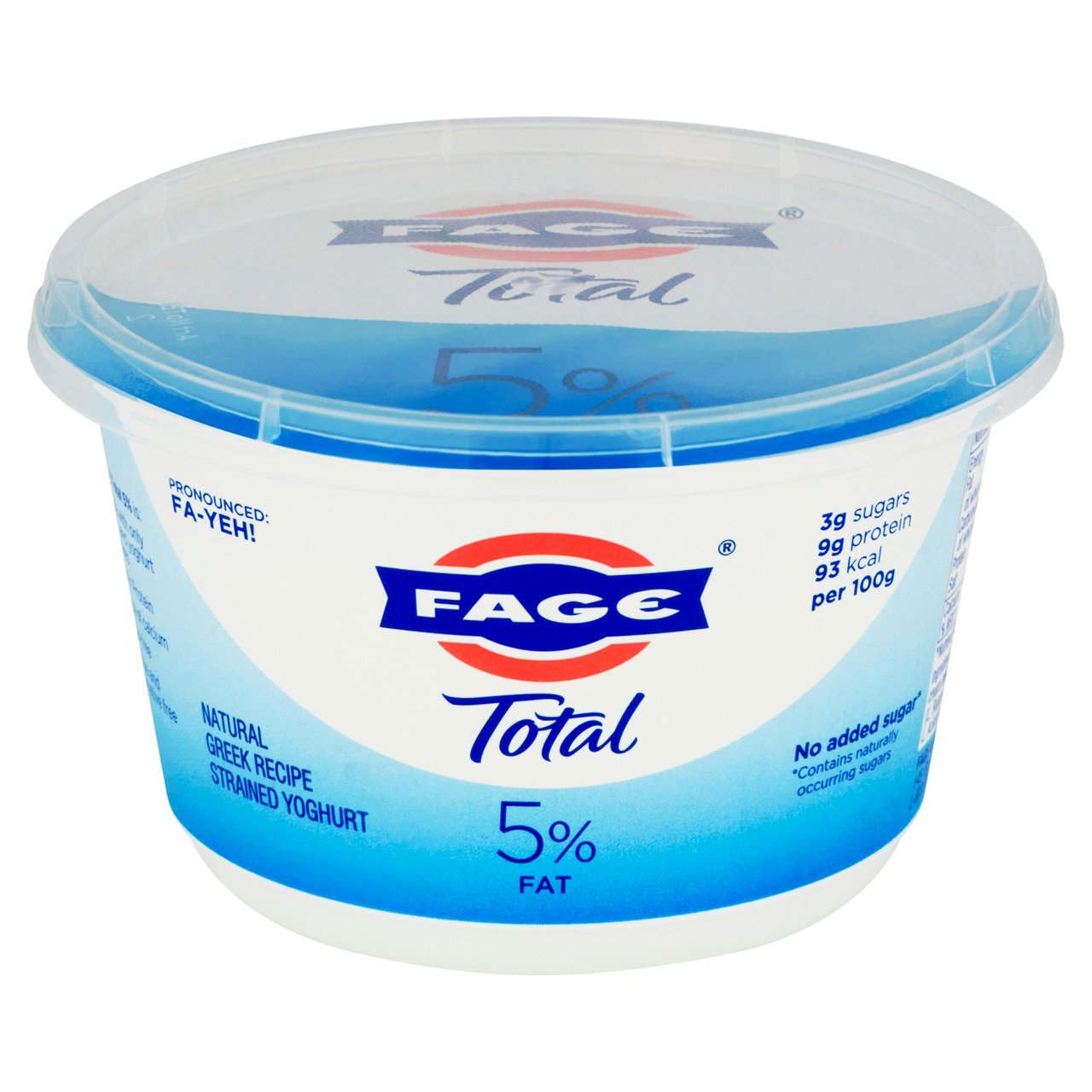 FAGE Total 5% Fat Natural Greek Recipe Strained Yoghurt 450g - Moo Local