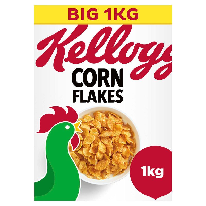 Kellogg's Corn Flakes Breakfast Cereal 1kg - Moo Local