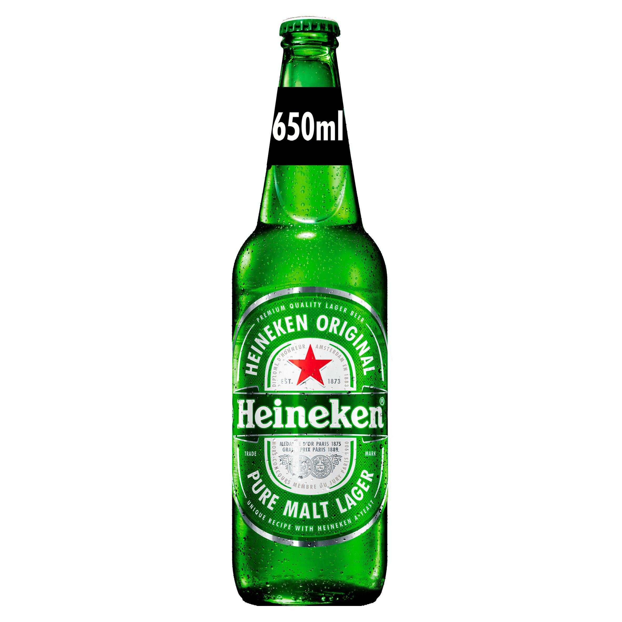 Heineken Premium Lager Beer Bottle 650ml - Moo Local