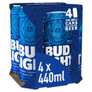 Bud Light Lager Beer cans 4x440ml - Moo Local