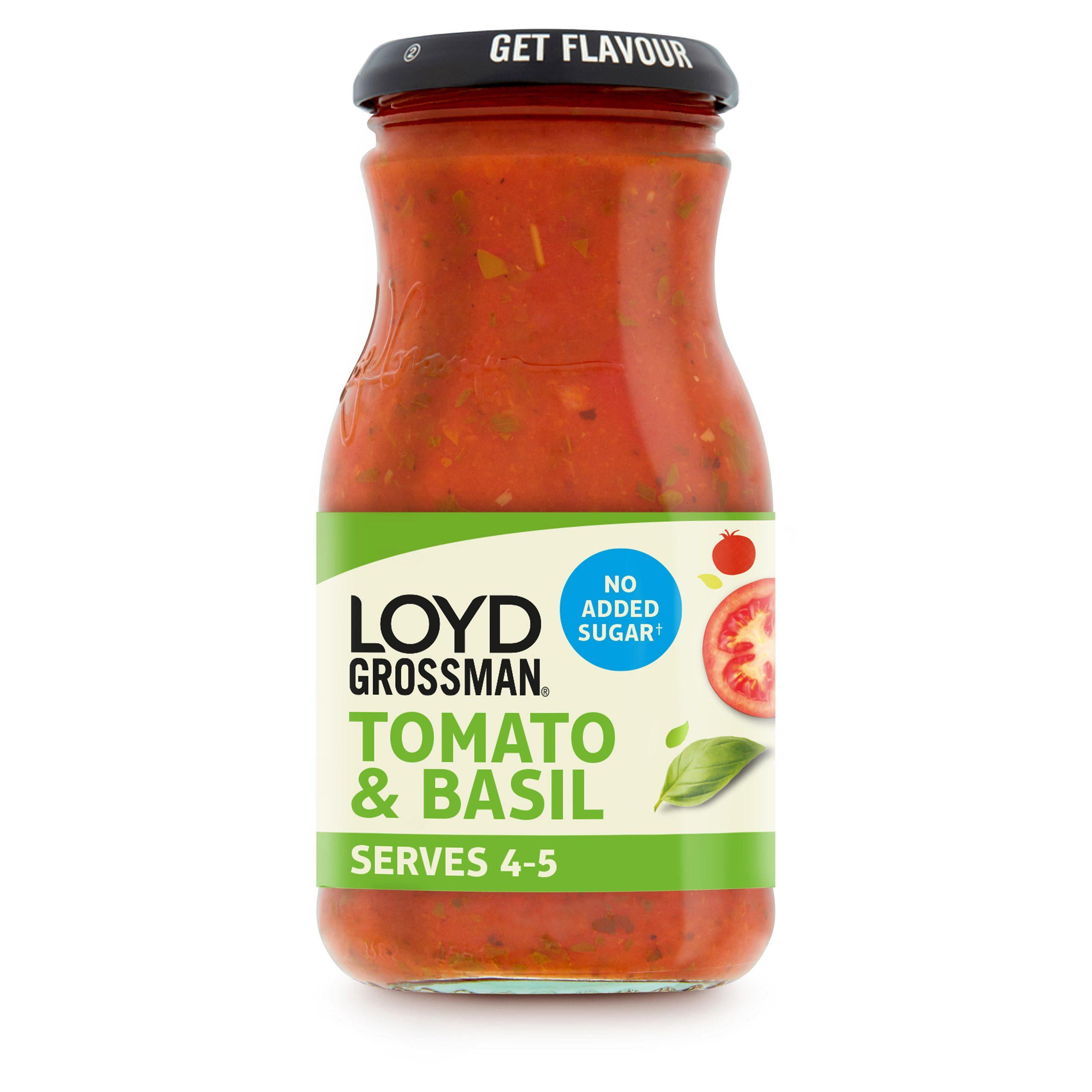 Loyd Grossman No Added Sugar Tomato & Basil Pasta Sauce 660g - Moo Local